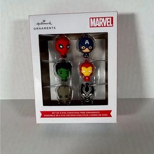 Hallmark Marvel mini ornaments